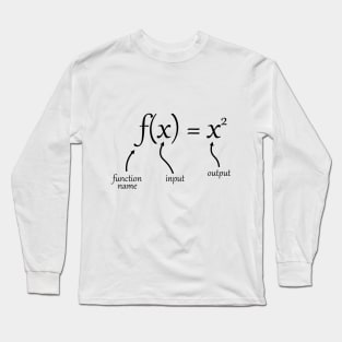 function notation definition Long Sleeve T-Shirt